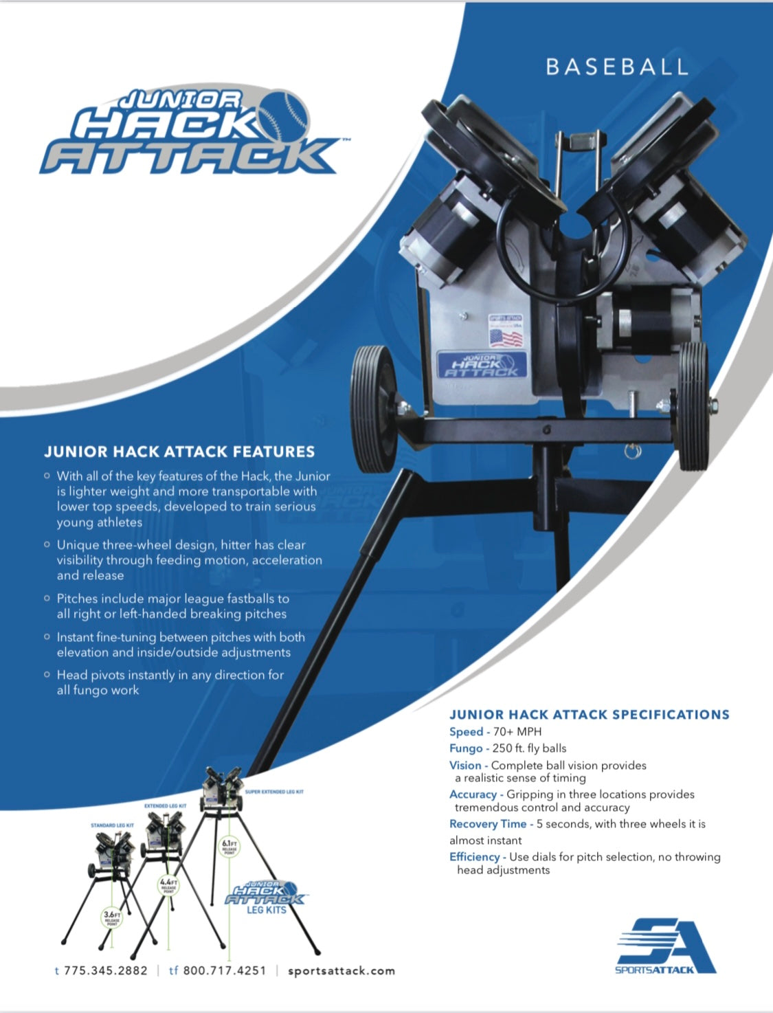 Hack Attack Junior - Baseball COMBO DEAL