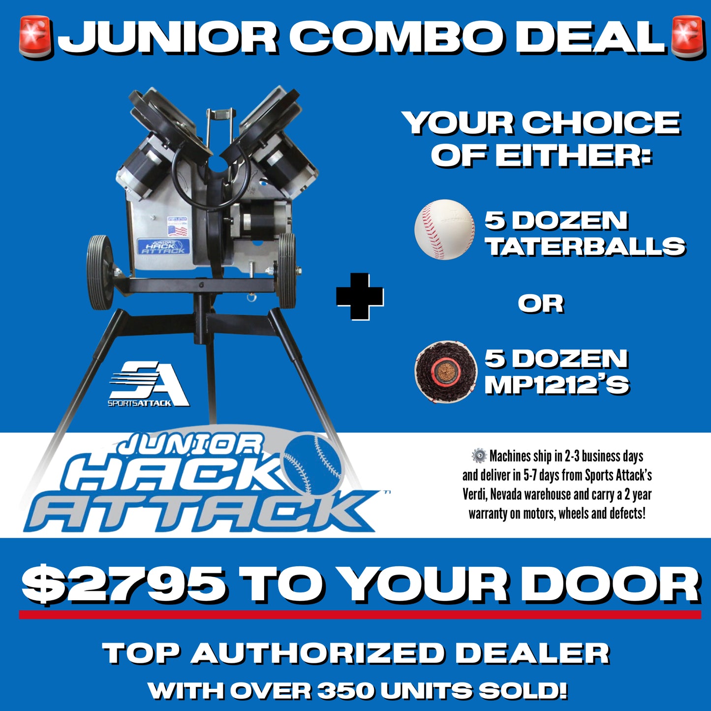 Hack Attack Junior - Baseball COMBO DEAL