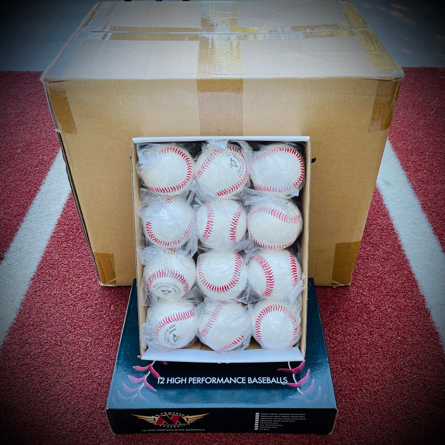 mPowered MP1212B Premium Practice Baseballs “BLEMS” Full Case (10 DOZEN)