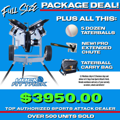 Hack Attack Full Size - Baseball PACKAGE DEAL