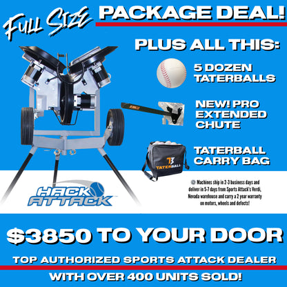 Hack Attack Full Size - Baseball PACKAGE DEAL