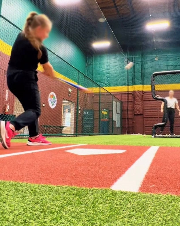 Clay 6 Feet x 12 Feet Pro Ball Synthetic Turf For Baseball or Softball Hitting Mat - Inlaid Home Plate