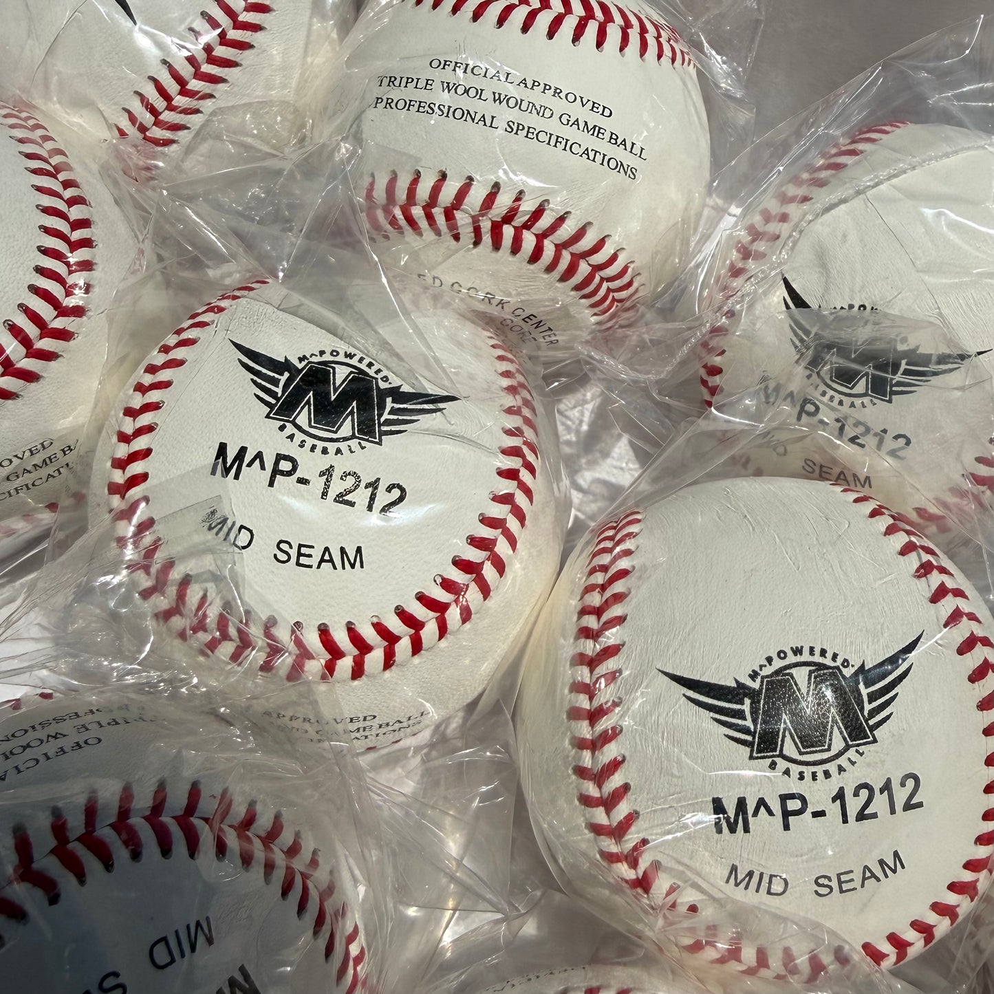 mPowered MP1212 Premium Baseballs Full Case (10 DOZEN)